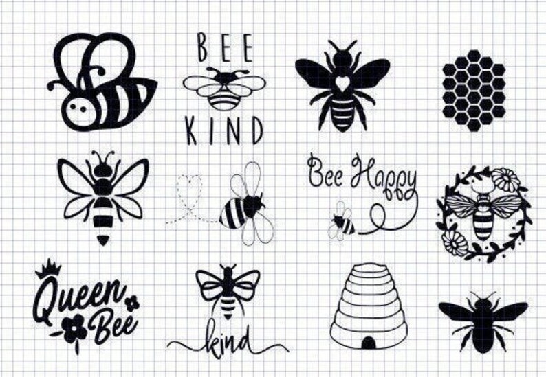Bee kind svg Bee svg thrive in the hive svg hive svg 5 ...