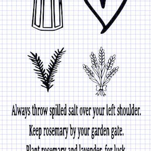 Practical Magic SVG  Salt Rosemary Lavender Love svg | Cut File  Digital svg and png