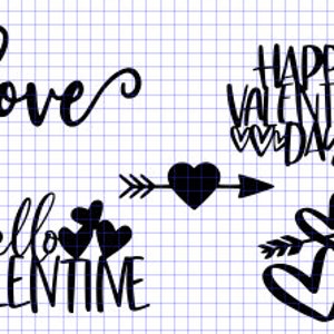 valentines cupcake toppers svg, cricut valentines, liefde, Cupido, be mine, 9 toppers klaar om te knippen