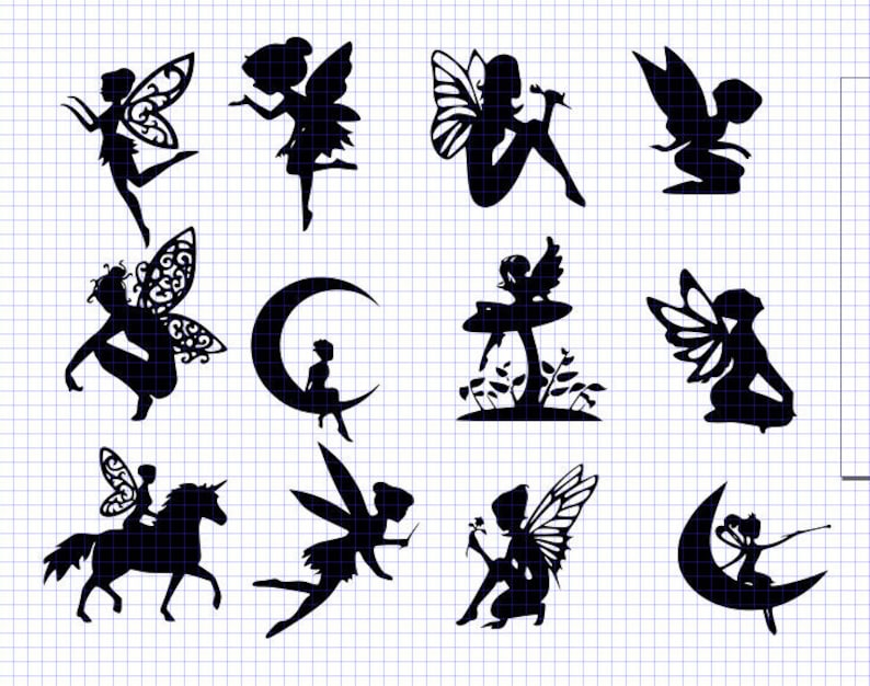 Download Fairy silhouette svg faries svg fairy bundle svg cut files ...