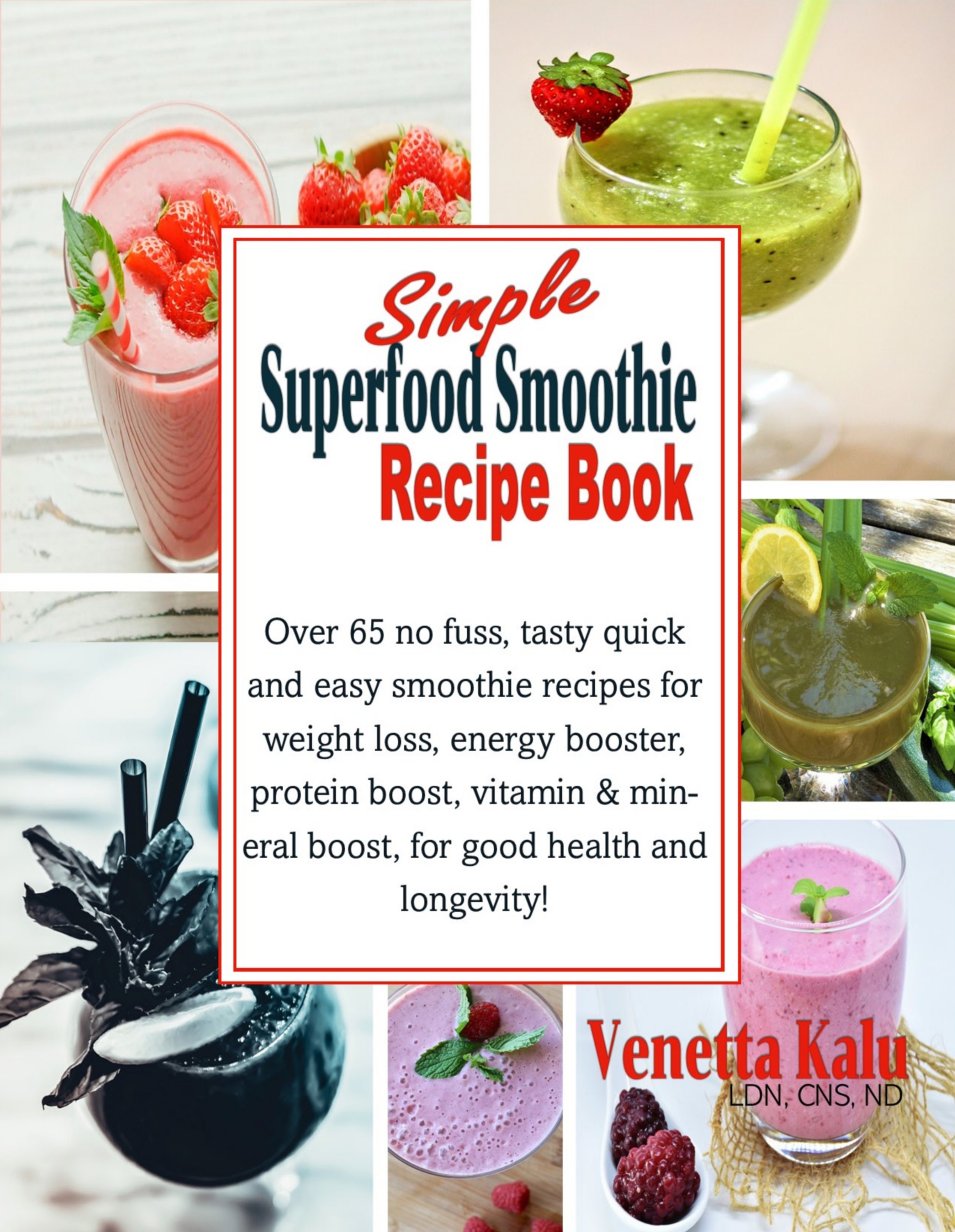 Simple Superfood Smoothie Recipe Book - Etsy