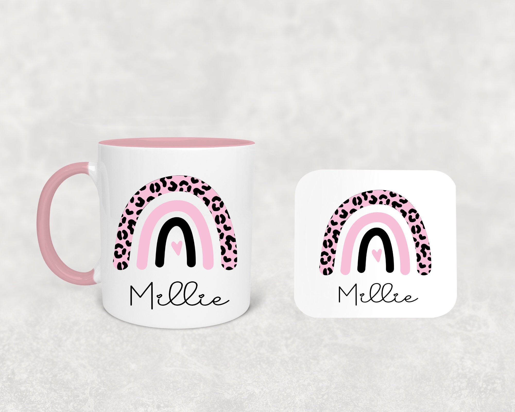 Personalised Animal Print Set Leopard Print Gift Set Cushion | Etsy