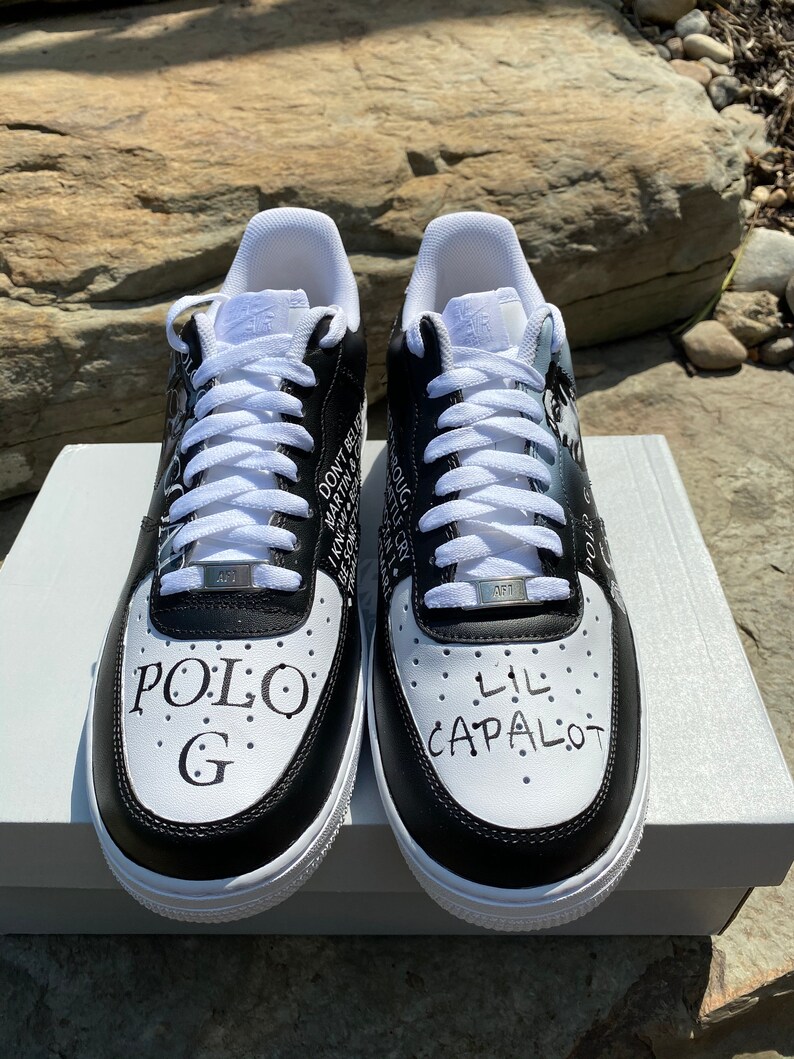 Custom Nike Air Force 1 '07 Low Polo G Lil | Etsy