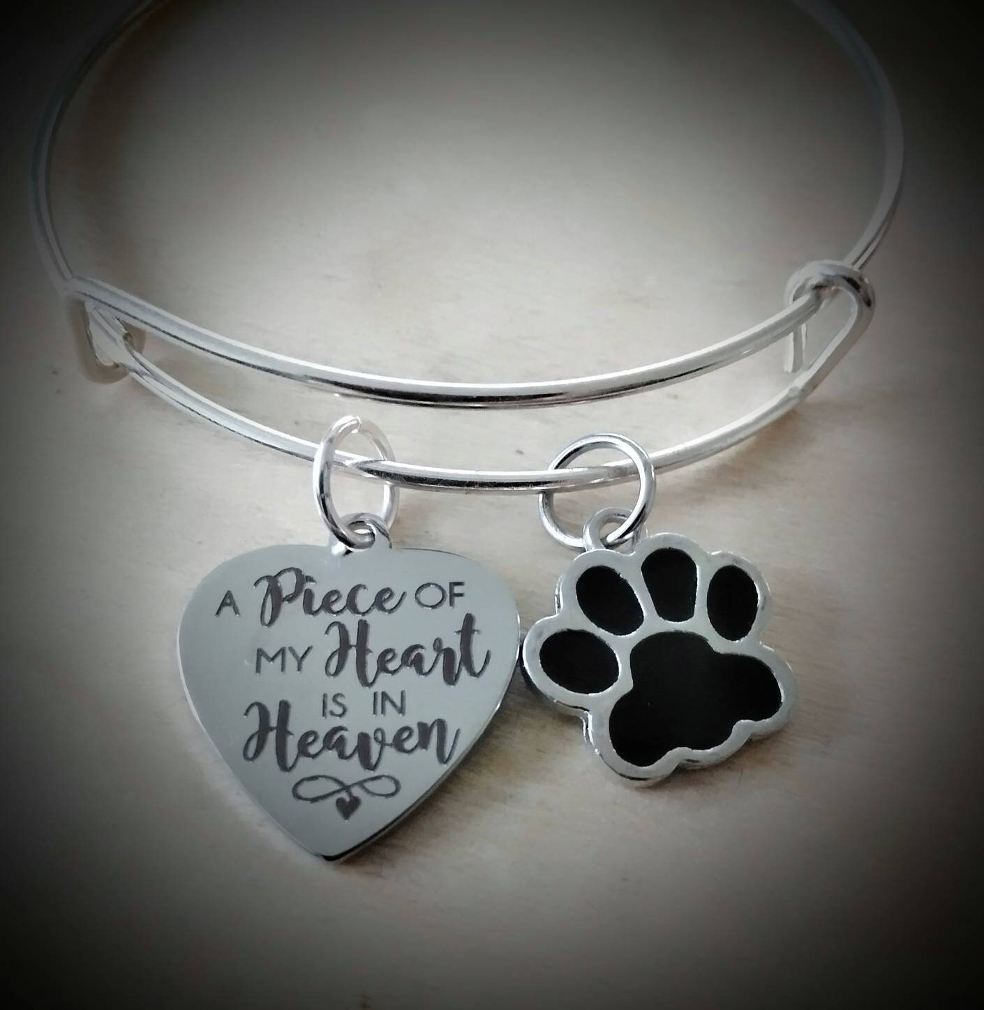 Pet Memorial Bracelet Memorial Gift Jewelry Sympathy Gift Etsy