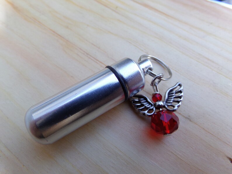 Ashes Funerals Pet Urn Memorial Birthstone Angel Cremation Urn Keychain Or Necklace