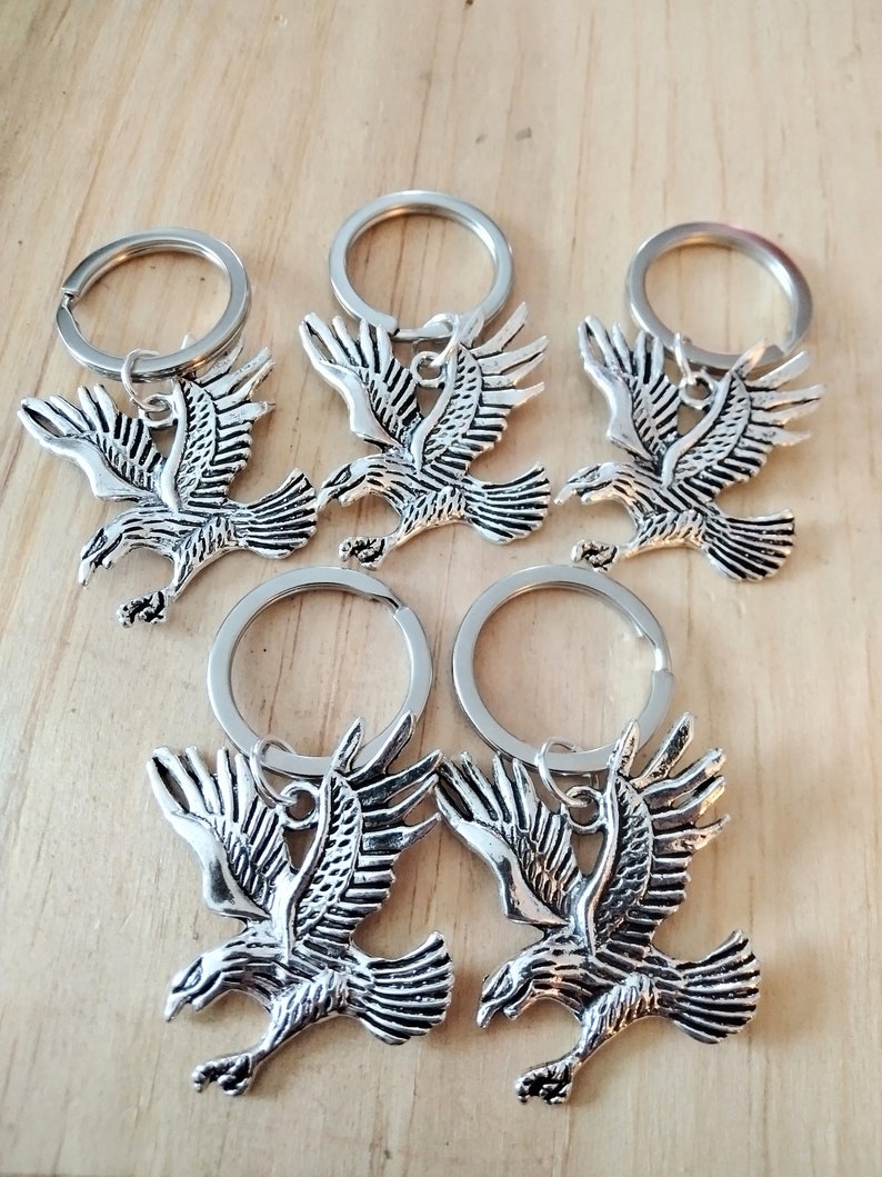 Father/'s Day Birds Wildlife Lg Eagle Key Chain 5 Pc Mens