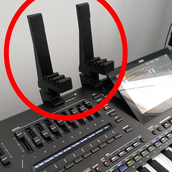 Music Stand - Tablet Holder Bracket for Korg PA5X and Korg PA4X