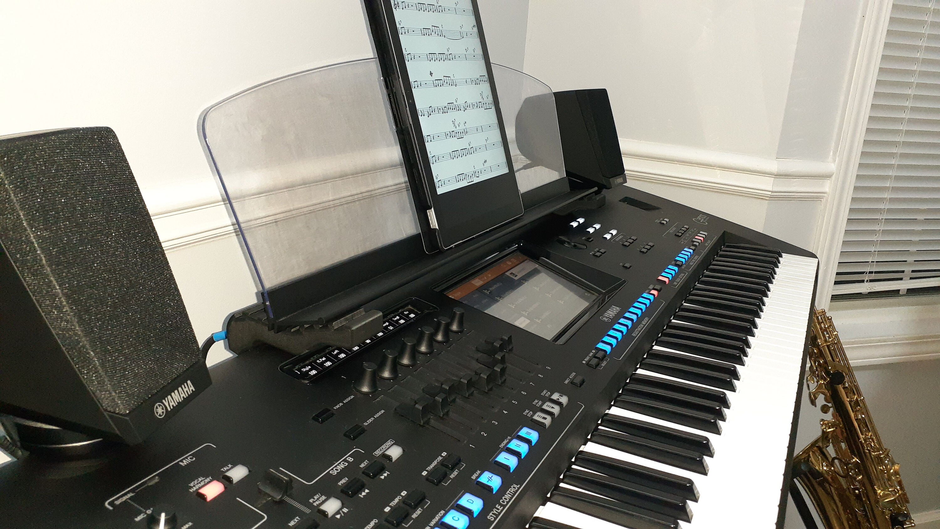 Yamaha Genos Music Stand Extensions for Angled Position Above Etsy UK