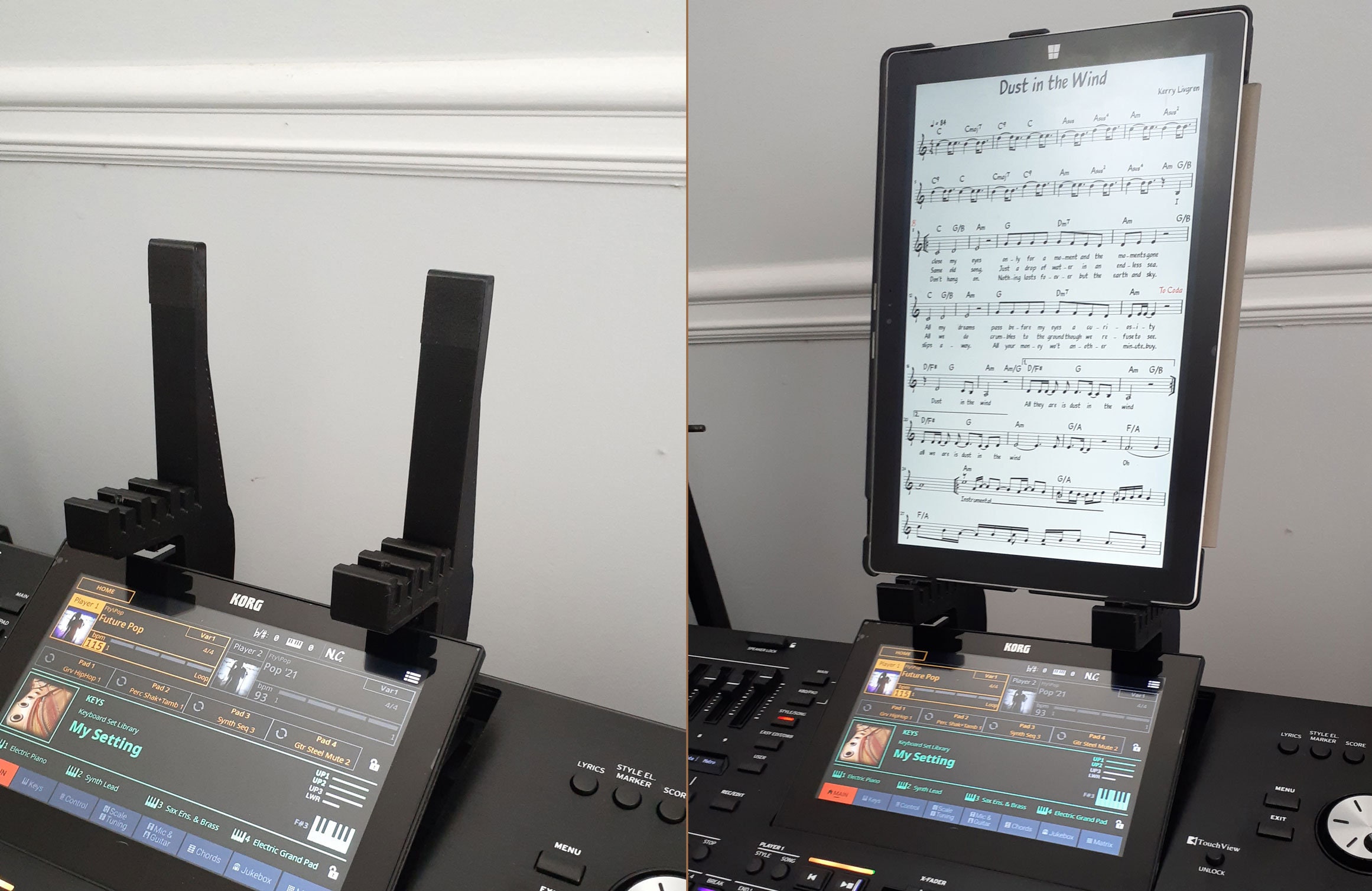 Music Stand Tablet Holder Bracket for PA5X and PA4X Etsy
