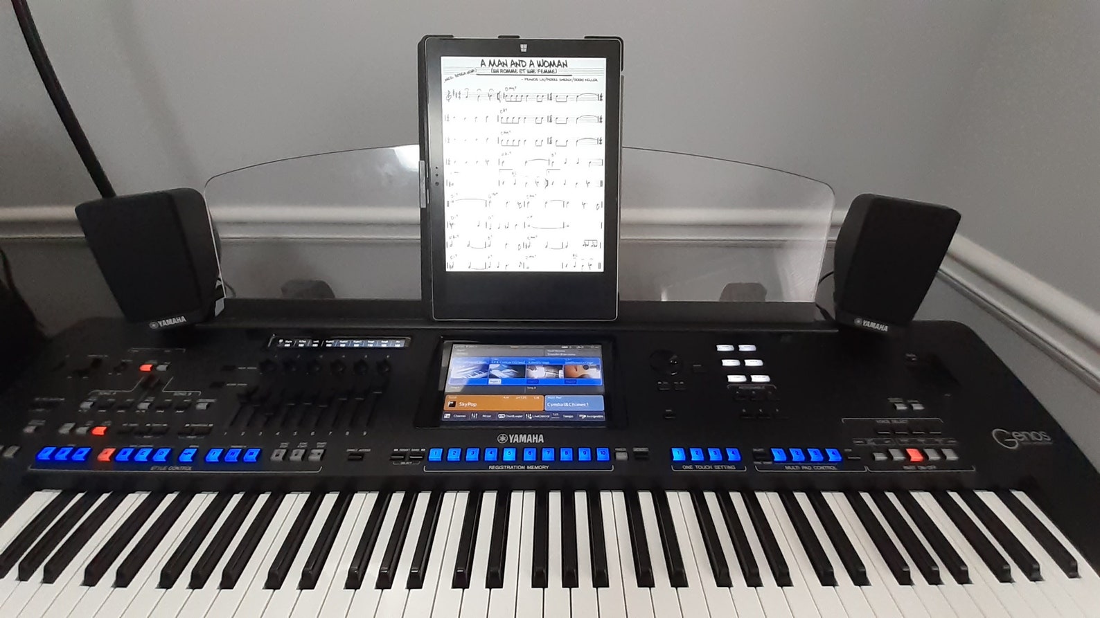 Yamaha Genos Music Stand Extensions One Pair New model Etsy