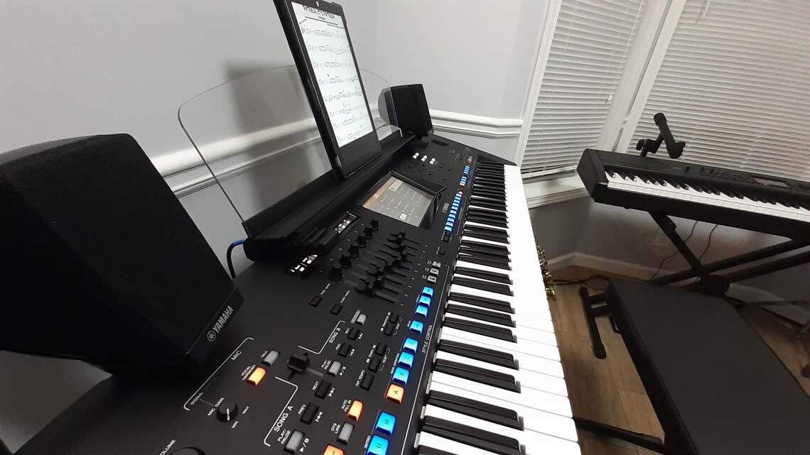 Yamaha Genos Music Stand Extensions for Angled Position Above Etsy