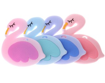 flamingo teether