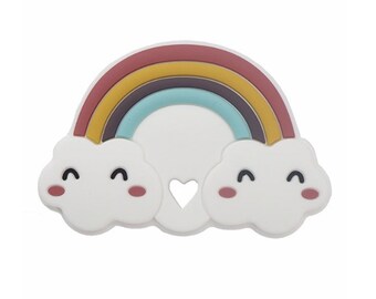 rainbow teething toy