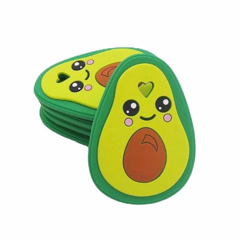 BPA Free NEW!!! Silicone Avocado TeetherPendant