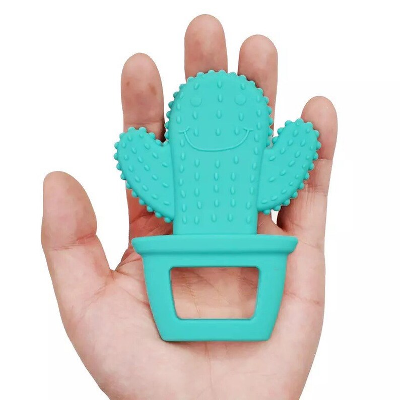 cactus silicone teether
