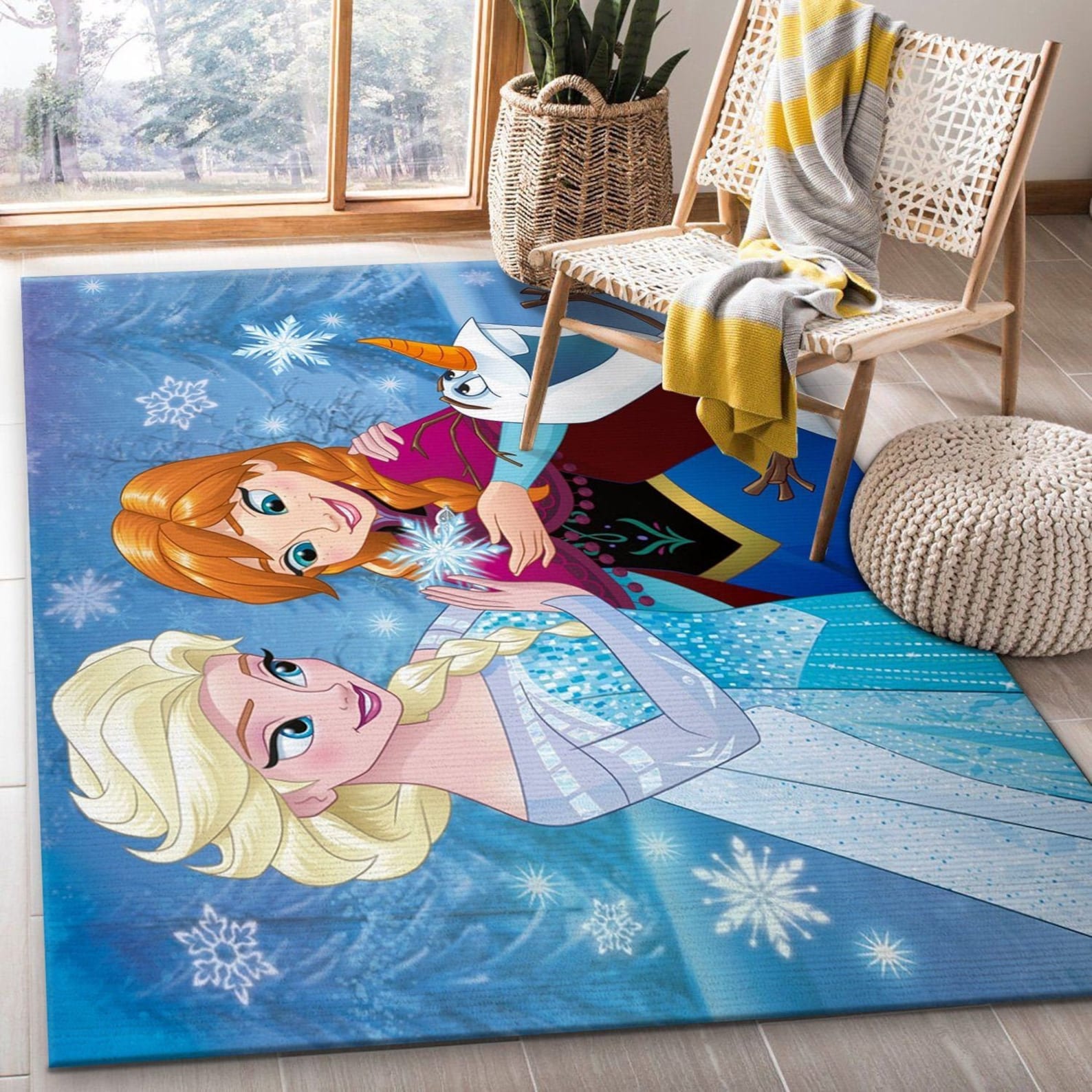 Frozen Area Rug Frozen Movie Rug Frozen Picnic Rug Elsa And Etsy