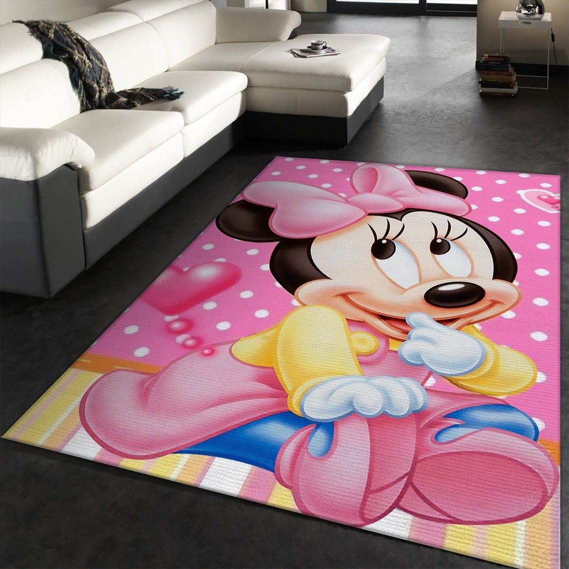 Minnie Mouse Rug Funny Minnie Rug Disney Minnie Rug Cute Etsy