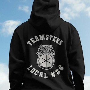 Sweat à capuche personnalisé Teamsters Union, cadeau sweat-shirt Teamsters, cadeau camionneurs Teamsters pour syndicaliste, cadeau syndical personnalisé