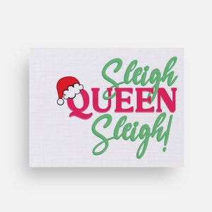 Slee Koninginnenslee | Rupaul-kerstkaart | Kerstkaart voor kerstvakantie Drag Race | Drag Queen | LGBTQ | Cadeau