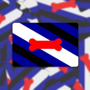 Puppy Pride Flag Sticker or Magnet - Die Cut Vinyl Waterproof Sticker | Fridge Locker Magnet | LGBTQ+