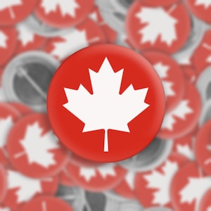Ahornblatt 1,5" Button | Pinback Button | Canadian Pride | Pin