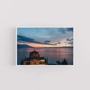 Sveti Jovan at Kaneo, Digital Download, Ohrid Macedonia, Downloadable Image, Travel Photography, Digital Download Photography, Printable Art