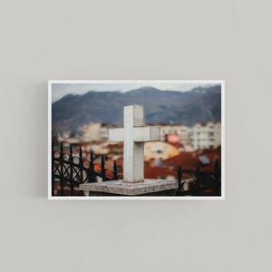Ohrid Kreuz, digitaler Download, Ohrid Nordmakedonien, herunterladbare Bild, Reisefotografie, digitaler Download Fotografie, druckbare Kunst