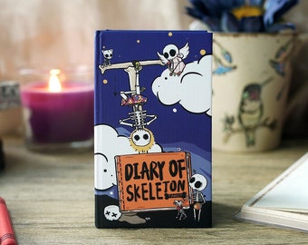 Tagebuch des Skeletts Tarot Rider-Waite Gruselige Niedliche Halloween Geschenkidee