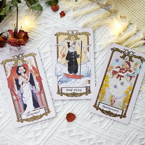 Phantasm of Life RWS Tarot Nostalgic Spiritual Journey Vintage Colors Antique Hues Portal To The Past Royal Aesthetics Holographic Gilding
