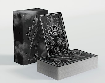 Tarot of Hand: Rider-Waite for Advanced Readers, B&W Line Art, 3 Editions