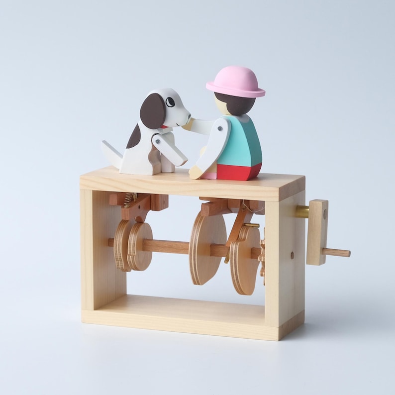 Handcrafted Wooden Automata 