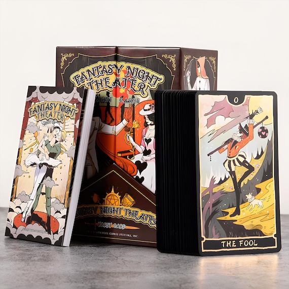 Fantasy Night Theater Tarot - Dramatic Stagecraft Divination Deck