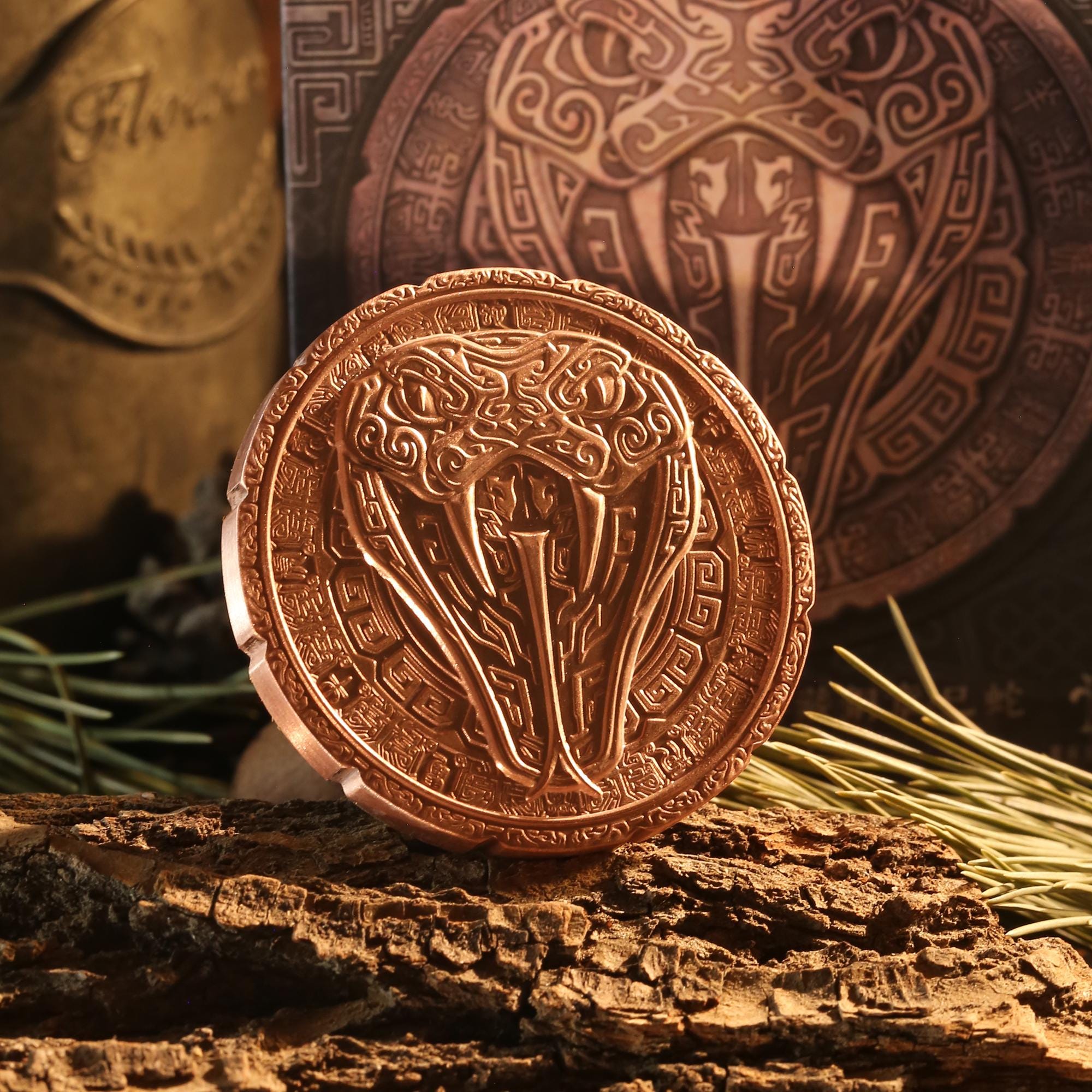 Spring Metal Coin Chinese Zodiac Collectible Metal Coins Pure Copper Auspicious Animal ...