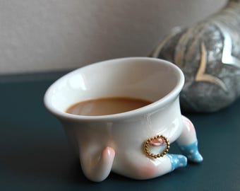 Taza Lay & Chill / Taza novedosa y única, ambiente acogedor, decoración original para el hogar