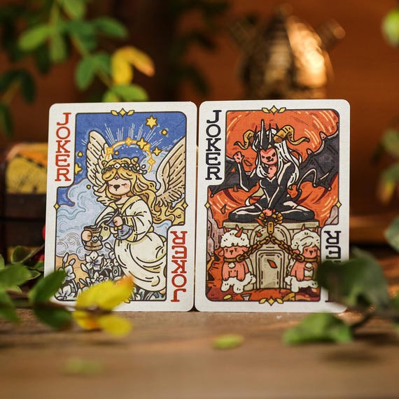 The Valley of the Lambs Playing Cards 63 * 88 Mm Embossed Finish