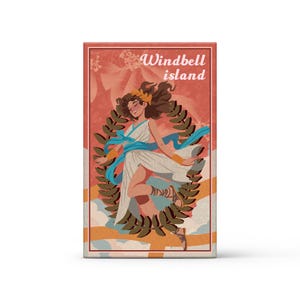 Tarocchi di Windbell Island Rider-Waite Opera d'arte originale Vibrazioni tropicali Design minimalista Bordo dorato Mini tarocchi Divinazione a casa LWB incluso immagine 9
