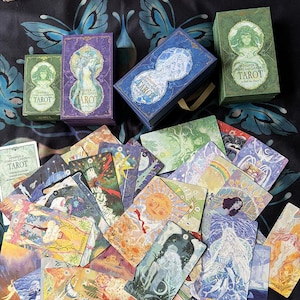 Szept Gwiazd i Tarot Ogrodowy: Inspirowane Naturą, 4 Wydania, Opakowanie Luksusowe