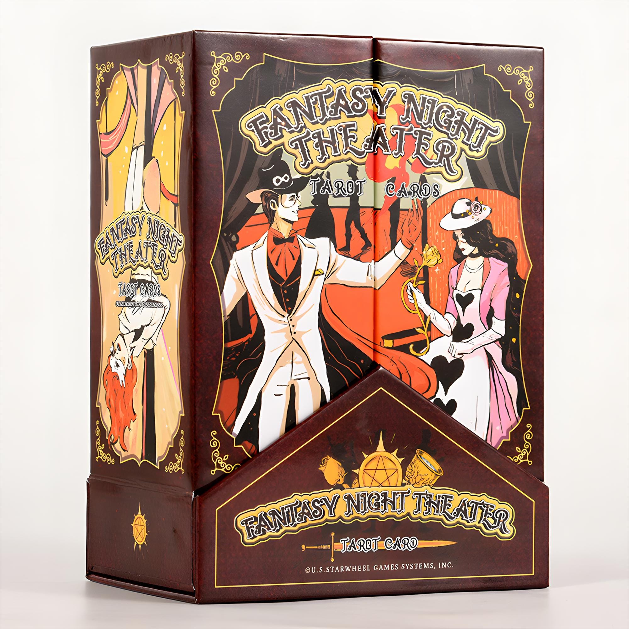 Fantasy Night Theater Tarot - Dramatic Stagecraft Divination Deck