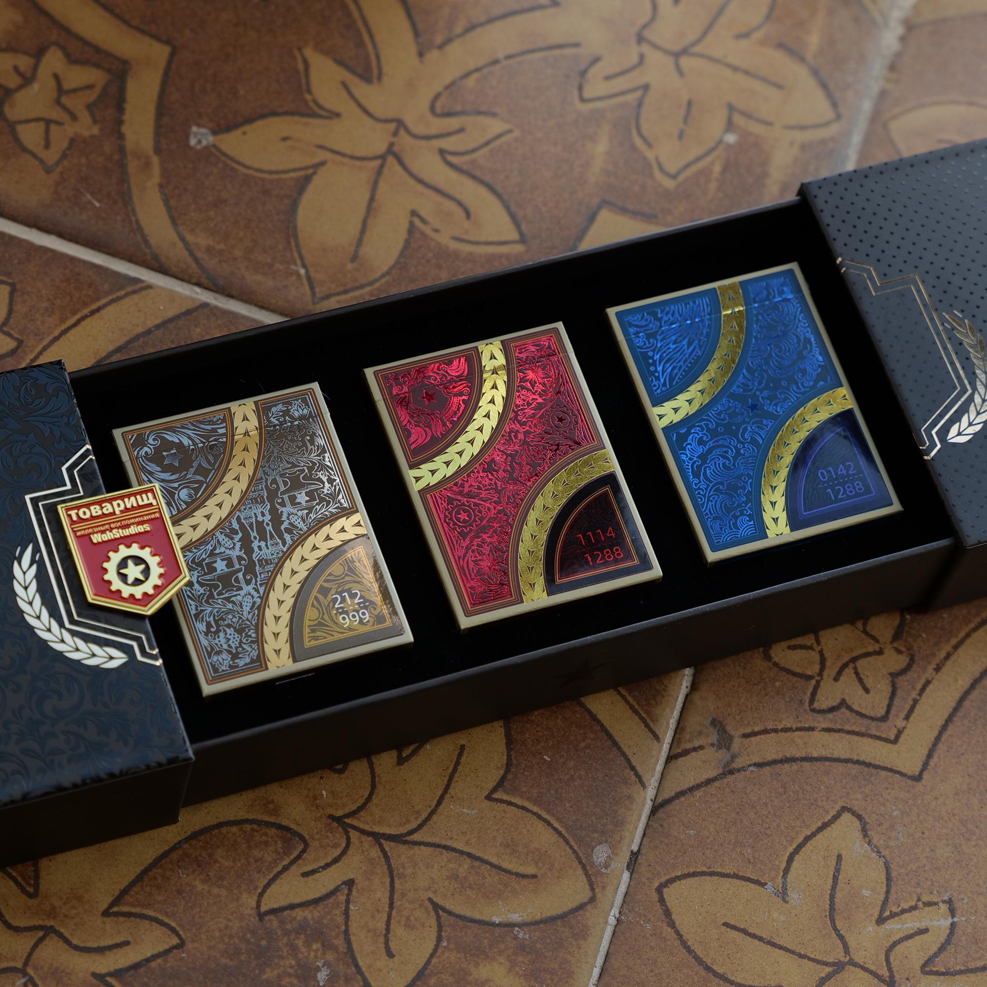 Товарищи Comrade Playing Cards V2 Cardistry Gift Set Soviet Union