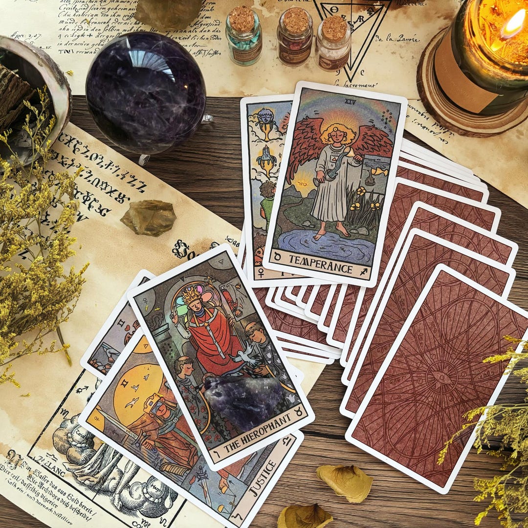 Akashic Eye Tarot Rider-waite Kabbalistic Paths Lenormand