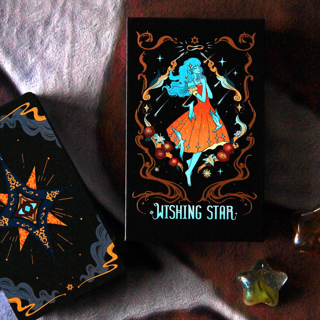 Wishing Star Tarot Rider-waite Galaxy-themed Celestial Guidance