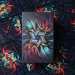Elementare Stärke Tarot Reiter-Waite Vier Elemente Salamander Undinen Sylphs Gnome Universale Kräfte Natur-inspirierter Holographischer Rand LWB