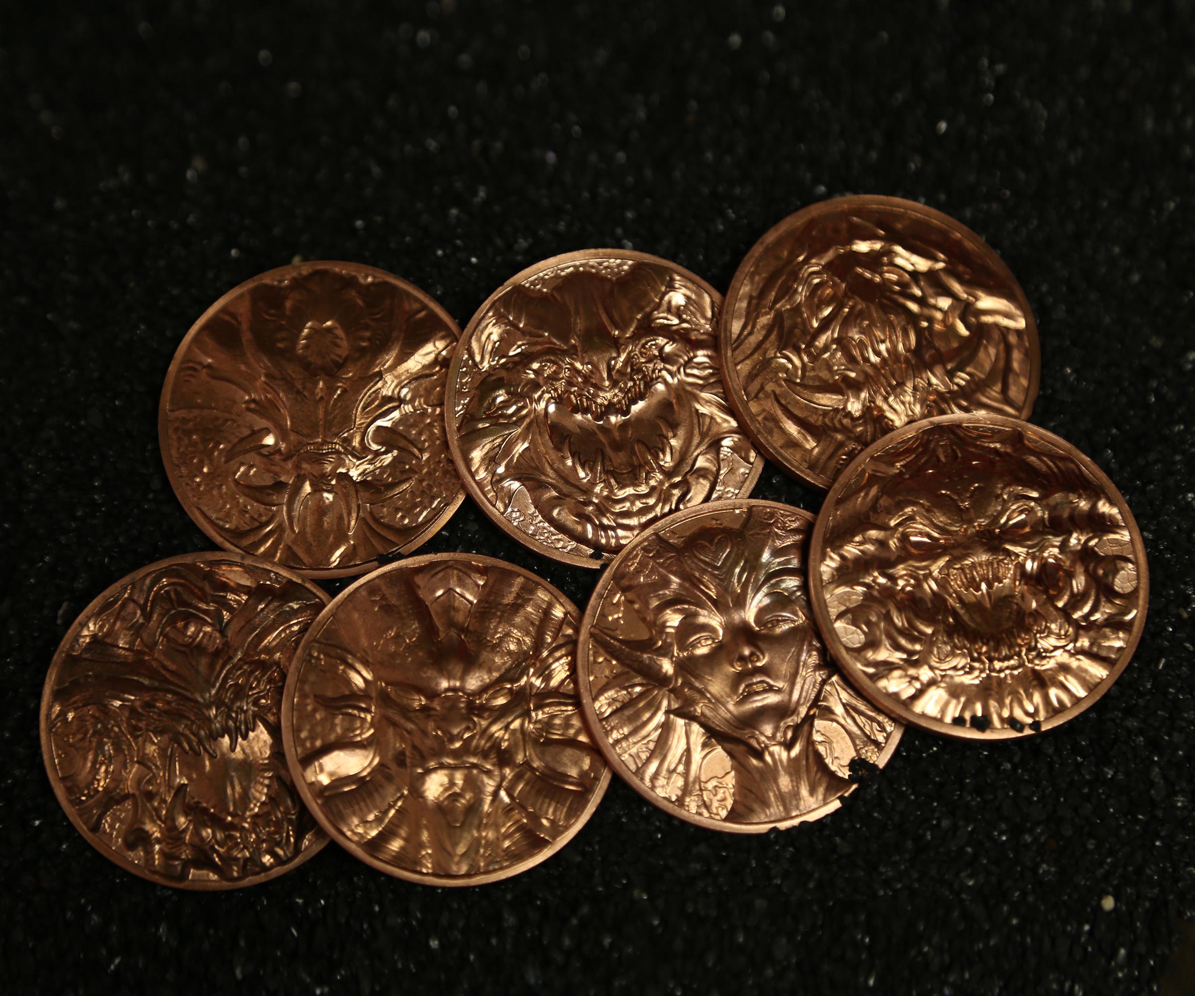 七つの大罪 コレクターズメタルコイン シーズンI & II ファンタジークリーチャー 西洋悪魔 真鍮 銅 アンティークメッキ 3Dレリーフ -  Etsy 日本