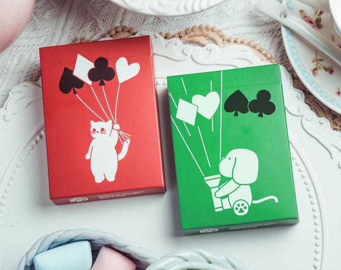The Cat’s & Dog's Diary Playing Cards (63 * 88 mm, 54 cards)