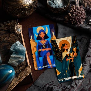 Tarot de Windbell Island, obra de arte original de Rider-Waite, vibraciones tropicales, diseño minimalista, borde dorado, minitarot, adivinación en casa, LWB incluido