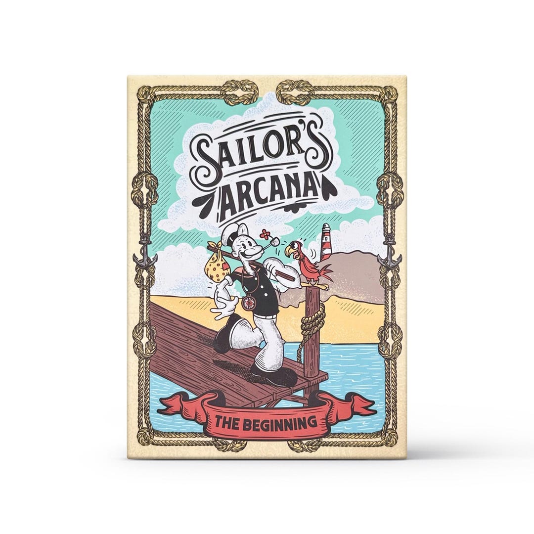 一名様限定♥Sailor's Arcana ポパイタロット Sailor's Arcana: Popeye Inspired Tarot Deck - Etsy