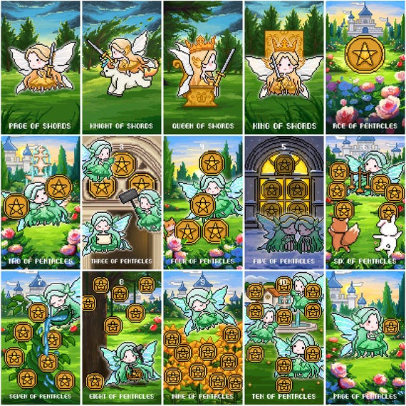 ロストフェアリータロット ライダーウェイト レトロピクセル