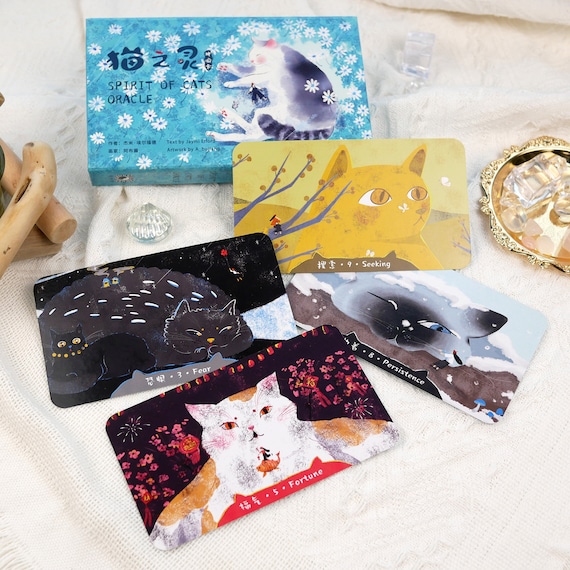 Kawaii Cat Tarot – Süßes Tarotdeck Nur Mit 22 Hauptkarten & Online-Guide Für Einsteiger