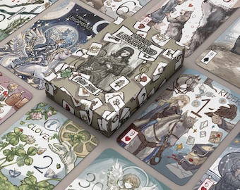Sistema Lenormand Rana primitivo, adatto ai principianti, tarocchi, compagno, cartomanzia, misticismo, lettura intuitiva, scoperta di sé, dono spirituale