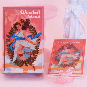 Gilded Rider Waite Windbell Island Tarot Rider-waite Original Artwork Tropical Vibes ...